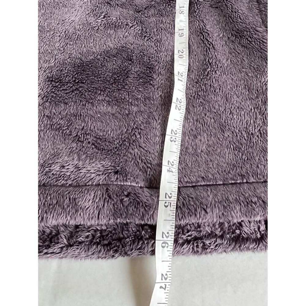 The North Face Sz L Purple Osito Hybrid Fleece Jacket Zip Pullover Pockets - Picture 13 of 13